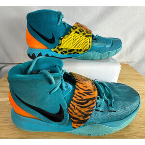 Nike Kyrie 6 Kids Size 7Y Oracle Aqua Basketball Kyrie Irving BQ5599-300